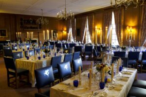 Dining room set up - Inner Temple 